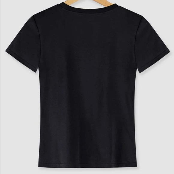 New sunflower butterfly graphic print short sleeve t shirt - Picture 3 of 4